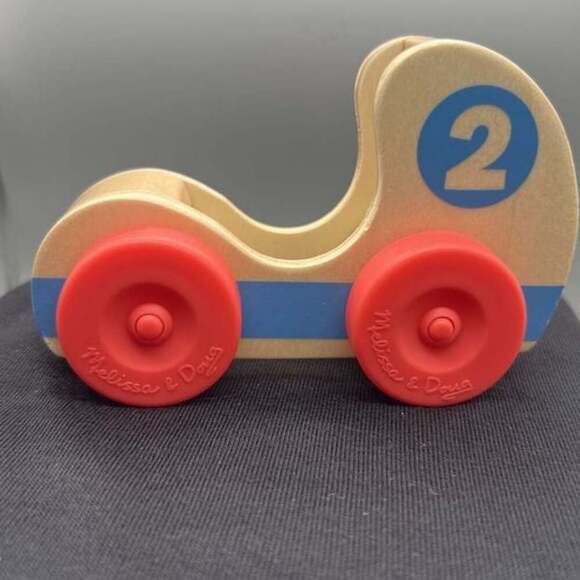 Melissa & Doug GO Tots Wooden Race Cars - Picture 1 of 2